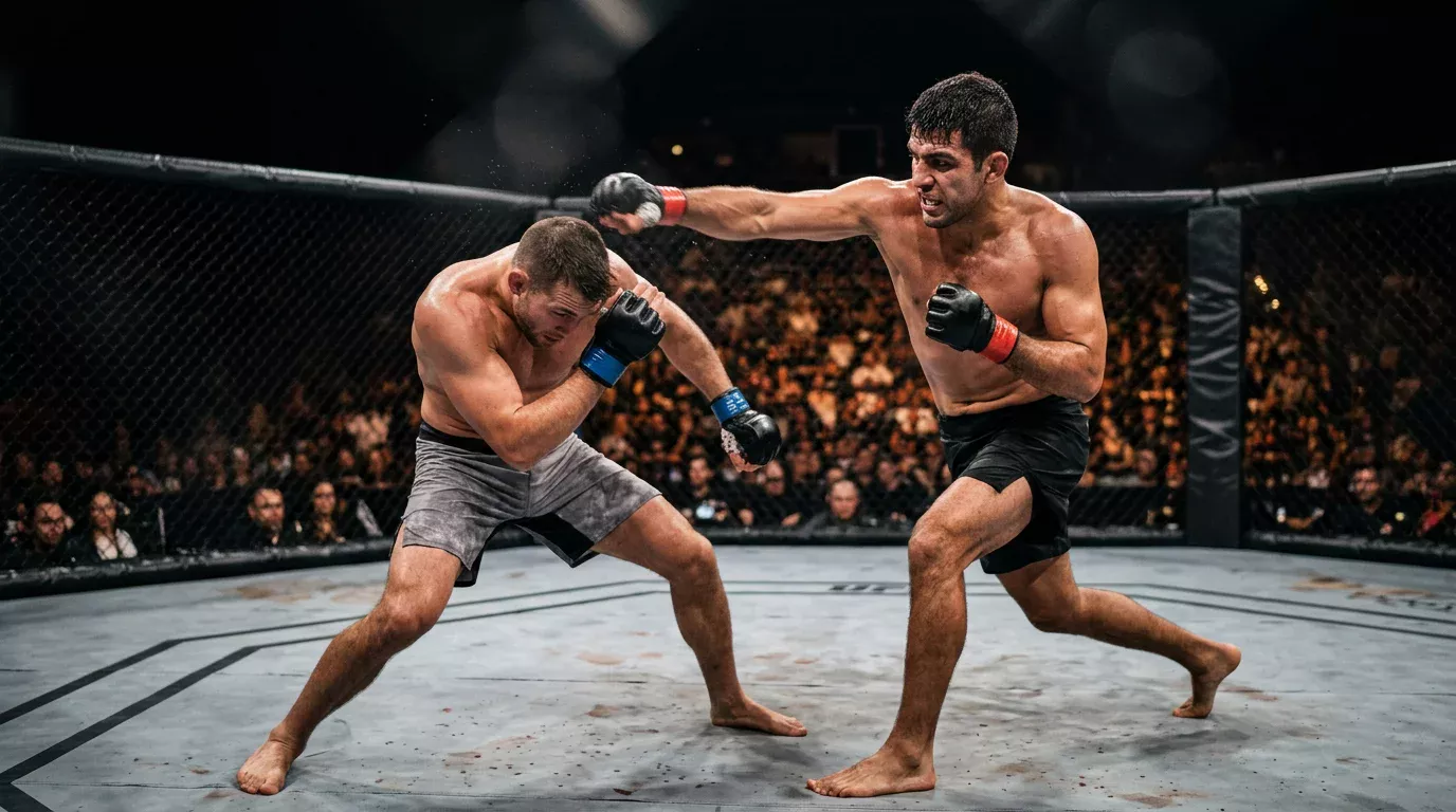 UFC fight markets overview showing moneyline, method of victory, and round betting options on a sportsbook interface